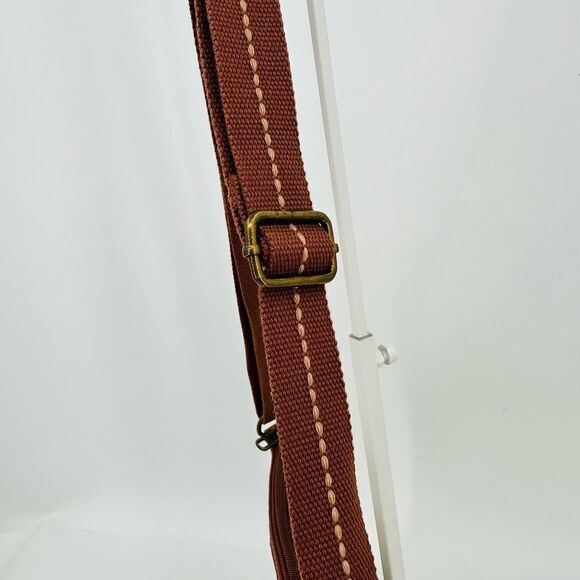 The Sak Esperato Nylon Crossbody Traveler Organizer Tan EUC! Lightweight Utility - Picture 12 of 12